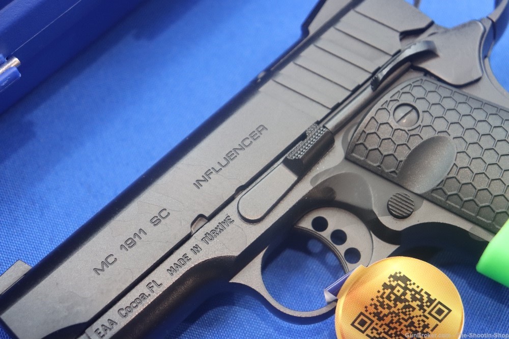 EAA GIRSAN INFLUENCER MC 1911 SC Compact Pistol CAMO 9MM 3.4" MC1911SC New-img-3