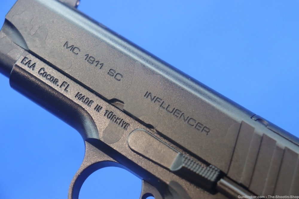 EAA GIRSAN INFLUENCER MC 1911 SC Compact Pistol CAMO 9MM 3.4" MC1911SC New-img-13