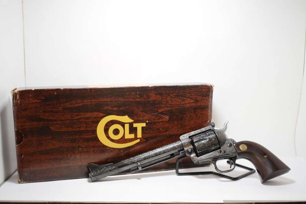 Colt New Frontier S.A.A |Class "D" Engraving|.44-40|-img-0