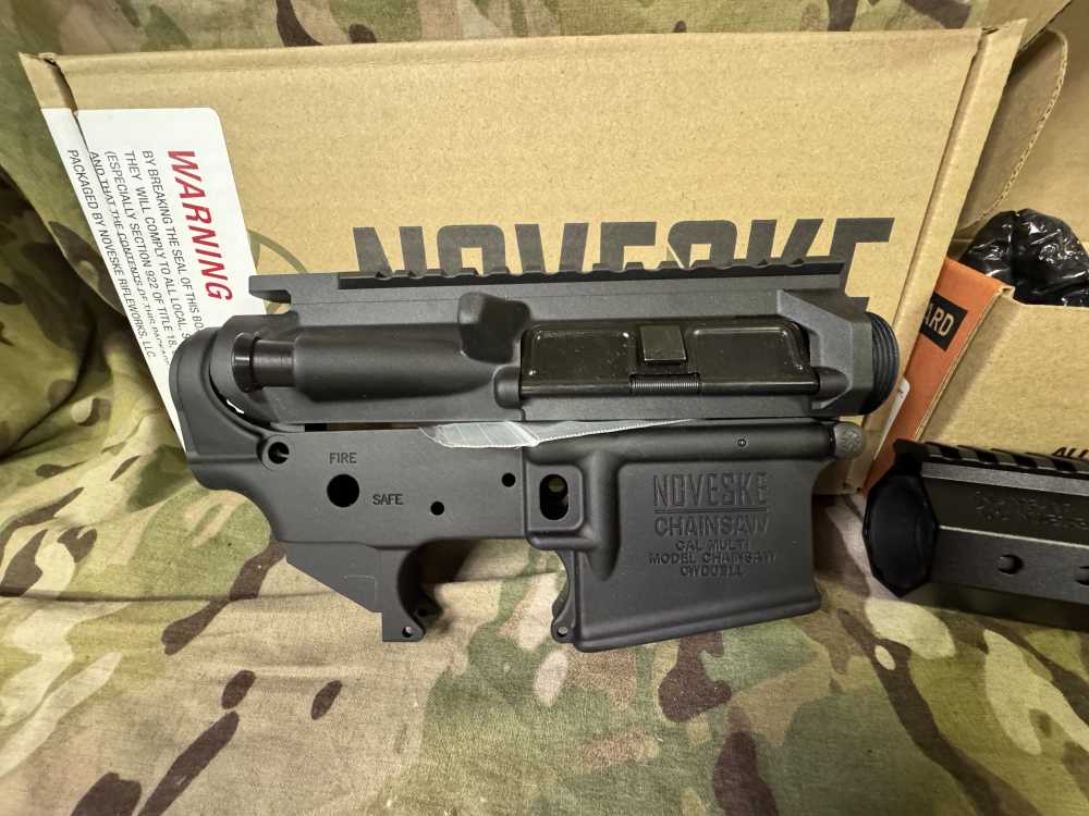 Noveske N4 Chainsaw Receiver Set with NSR Skinny 13.5" G2 Rail -img-1