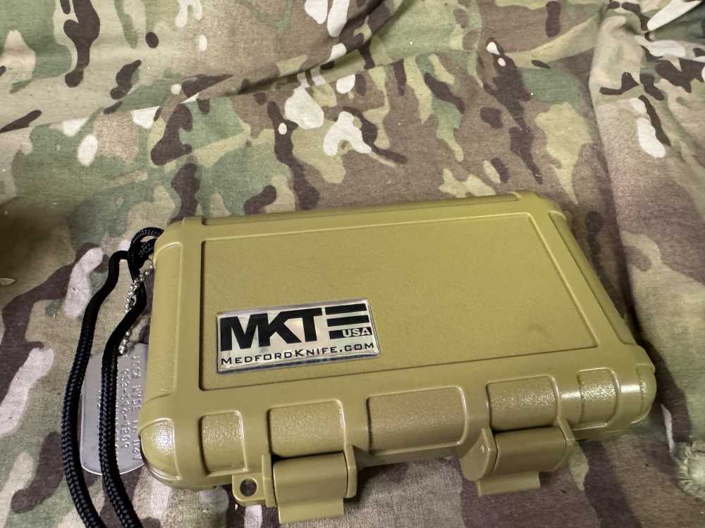 Medford Knife & Tool On Belay D2 PVD Knife NIB-img-4