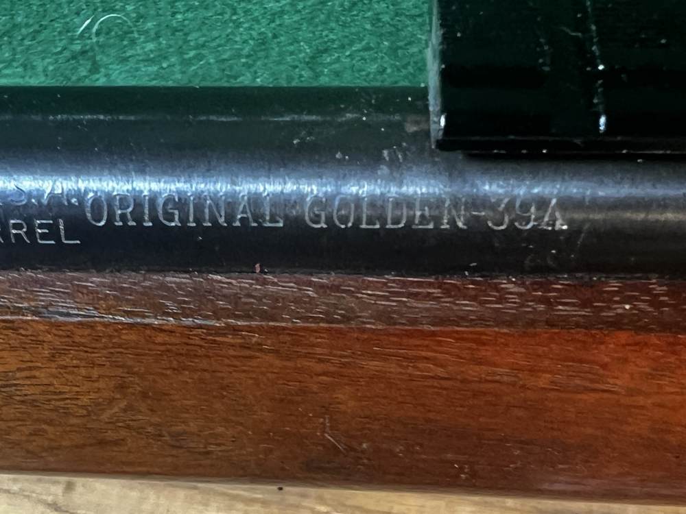 Marlin Golden  39A Microgroove, JM Proofed w/ scope Base-img-21