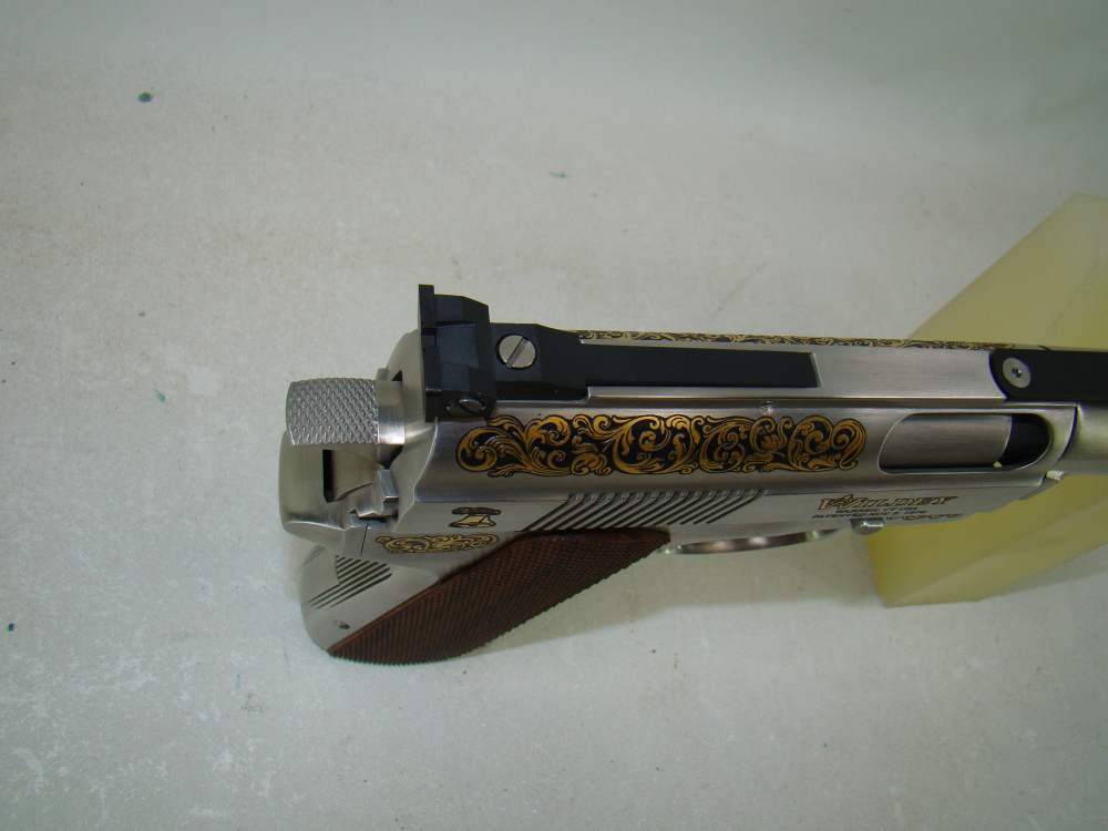 Wildey 45 Win Mag Gold Engraved-Unfired-img-17