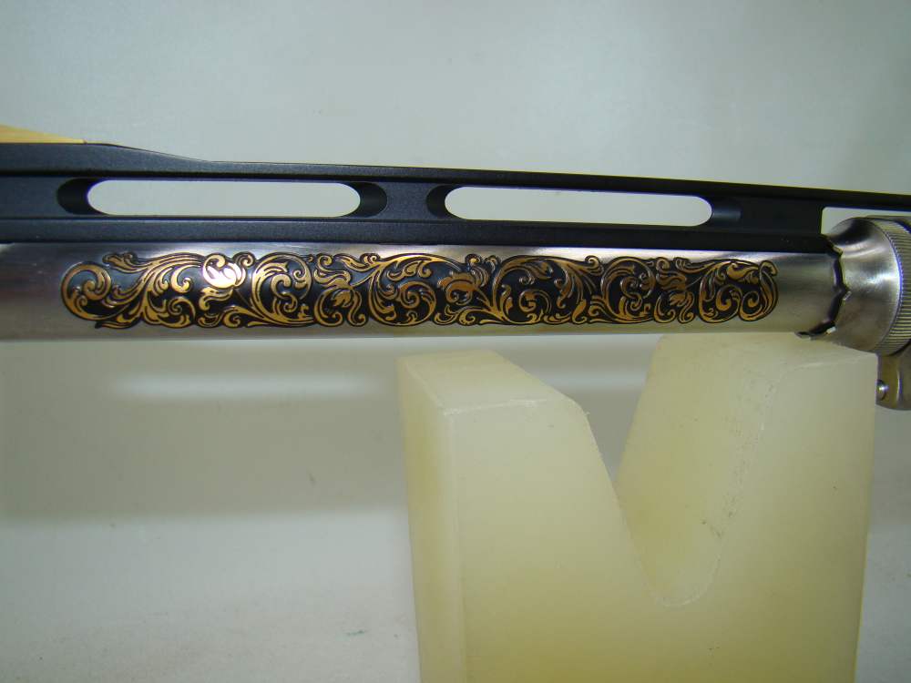 Wildey 45 Win Mag Gold Engraved-Unfired-img-9