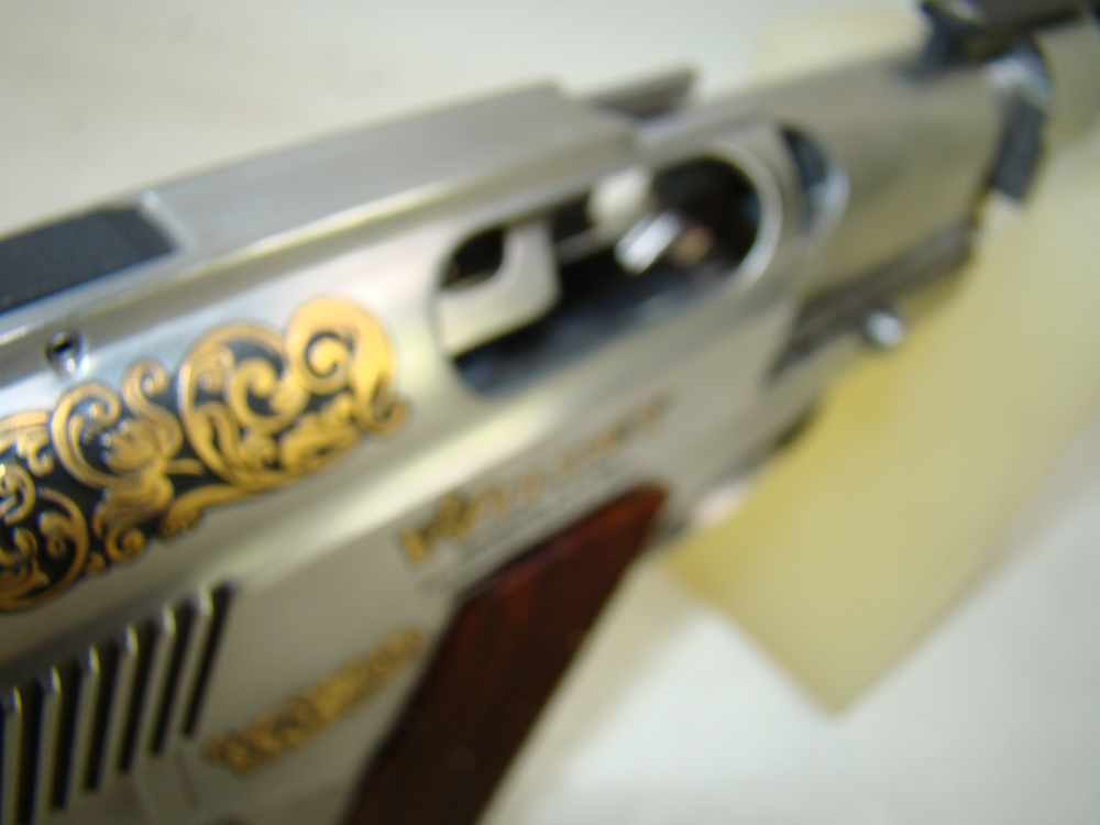 Wildey 45 Win Mag Gold Engraved-Unfired-img-19