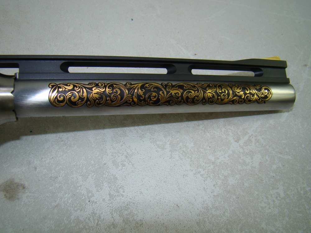 Wildey 45 Win Mag Gold Engraved-Unfired-img-20