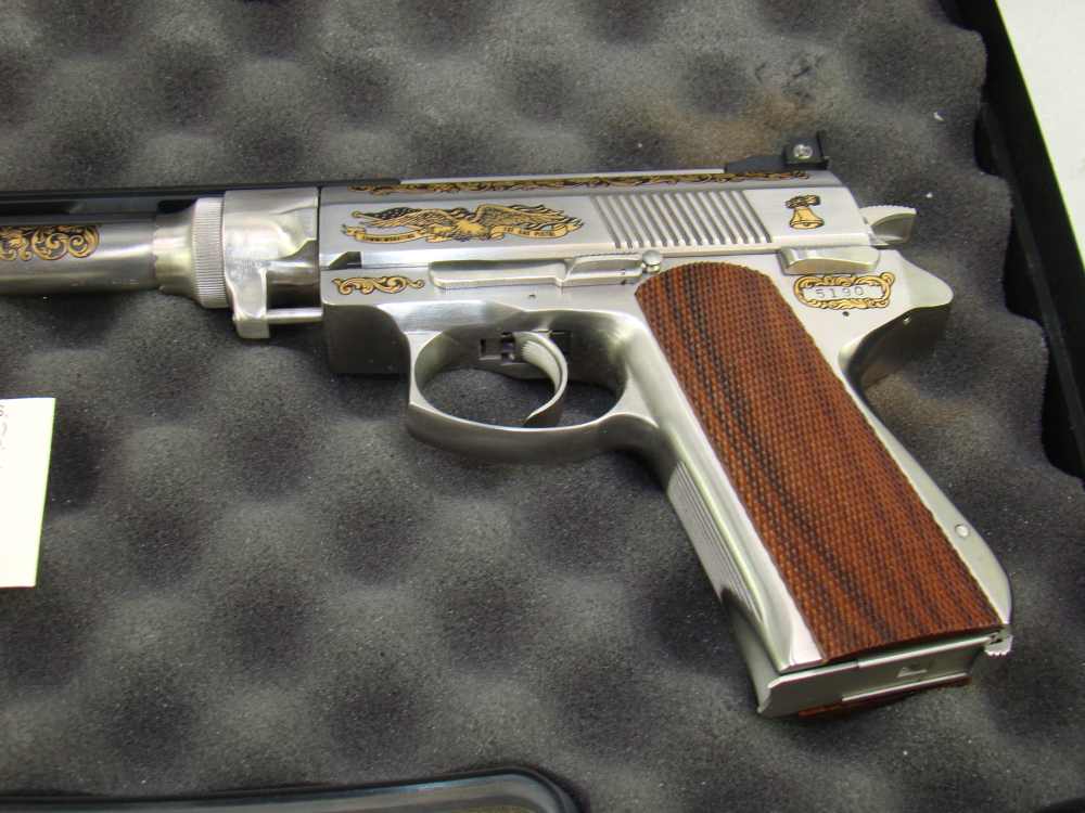 Wildey 45 Win Mag Gold Engraved-Unfired-img-6