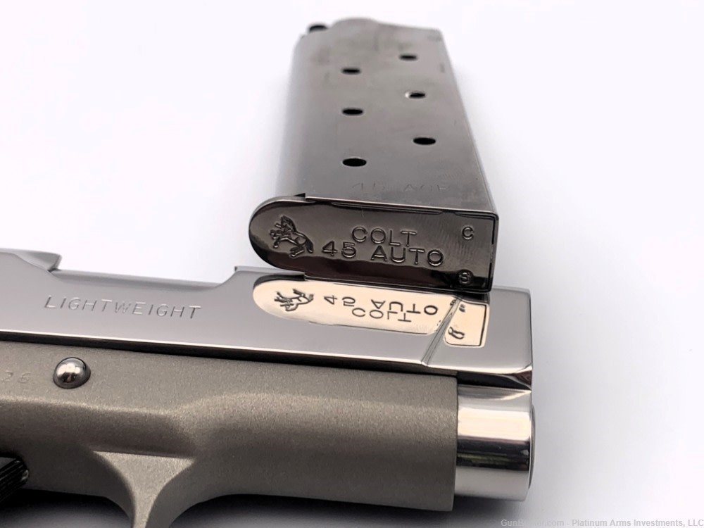 Ultra Rare COLT 1911 Defender 45 ACP 1911 Bright Polished Aztec Knife/Grips-img-6