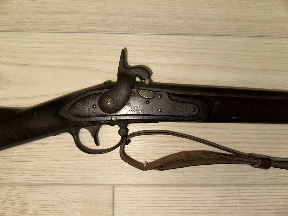 M1816 musket Asa Waters 1838, New Hampshire Marked!-img-0