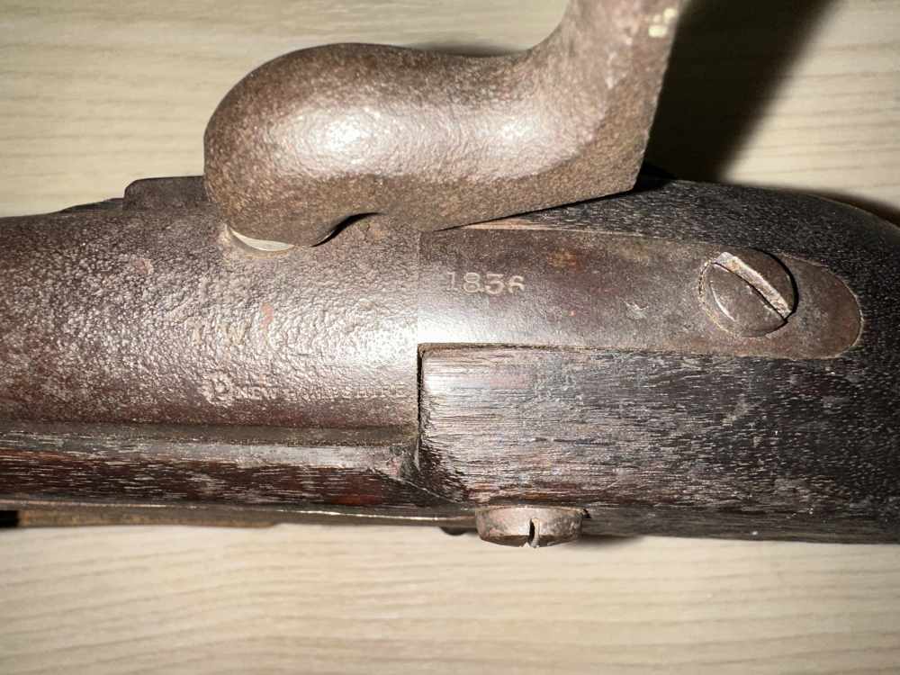 M1816 musket Asa Waters 1838, New Hampshire Marked!-img-6