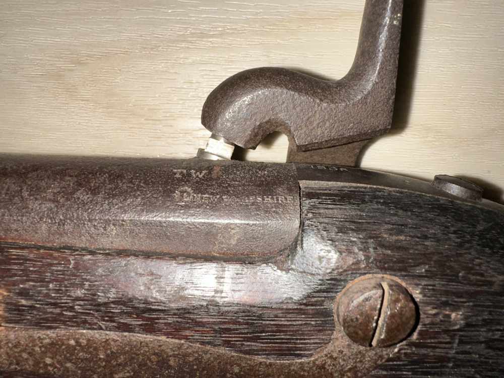 M1816 musket Asa Waters 1838, New Hampshire Marked!-img-5