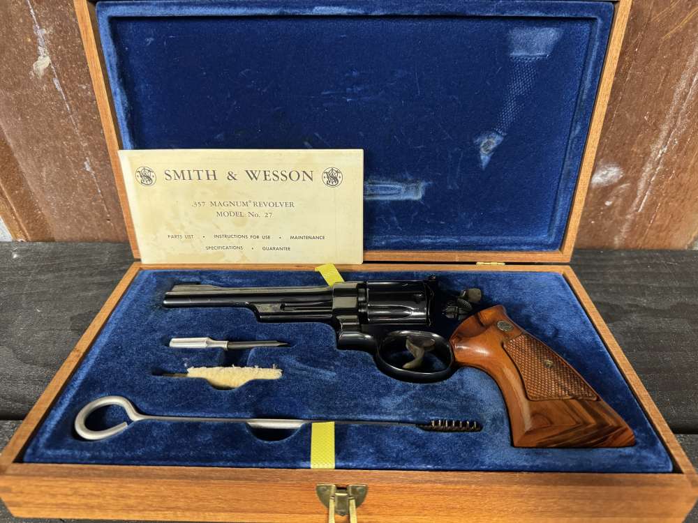 SMITH AND WESSON 27-2 6" 357 MAG W/PAPERS AND PRESENTATION CASE-img-0