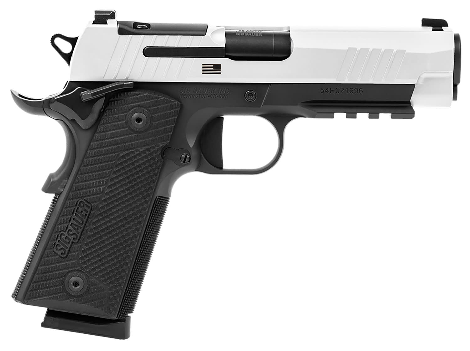 Sig Sauer 1911-X Freedom Series 45 ACP Pistol 4.20 White Cerakote with Free-img-0