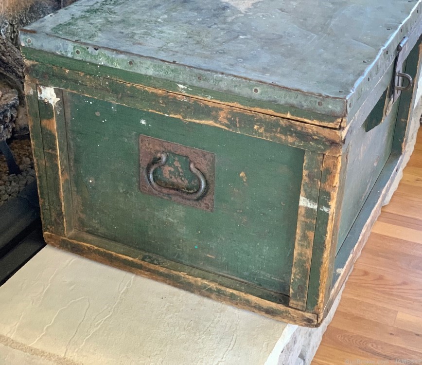 1800’s Wells Fargo & Co Express Gold-Silver Strong Box. -img-1