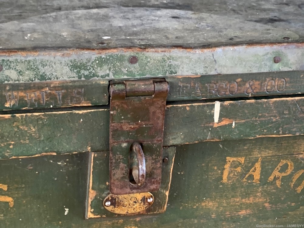 1800’s Wells Fargo & Co Express Gold-Silver Strong Box. -img-4