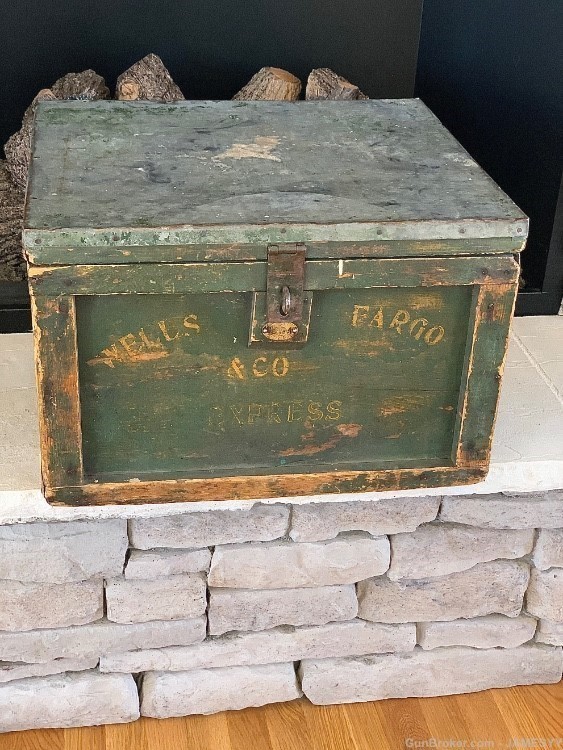 1800’s Wells Fargo & Co Express Gold-Silver Strong Box. -img-0