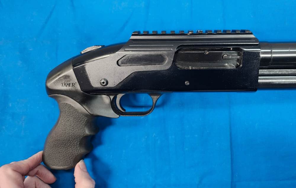 MOSSBERG 500 12GA 18.5" HOME DEFENSE PUMP-ACTION, EXC COND-img-2