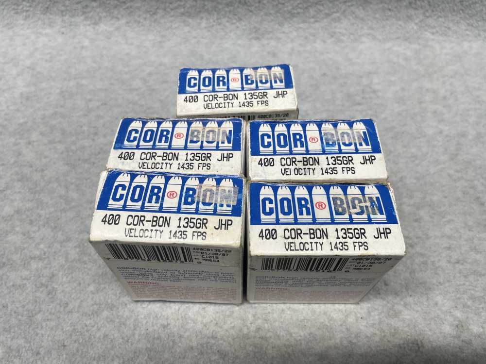 CORBON .400 135 Grain Hollow Point Pistol Ammo 5 Boxes 100 Rounds Cor-Bon-img-2