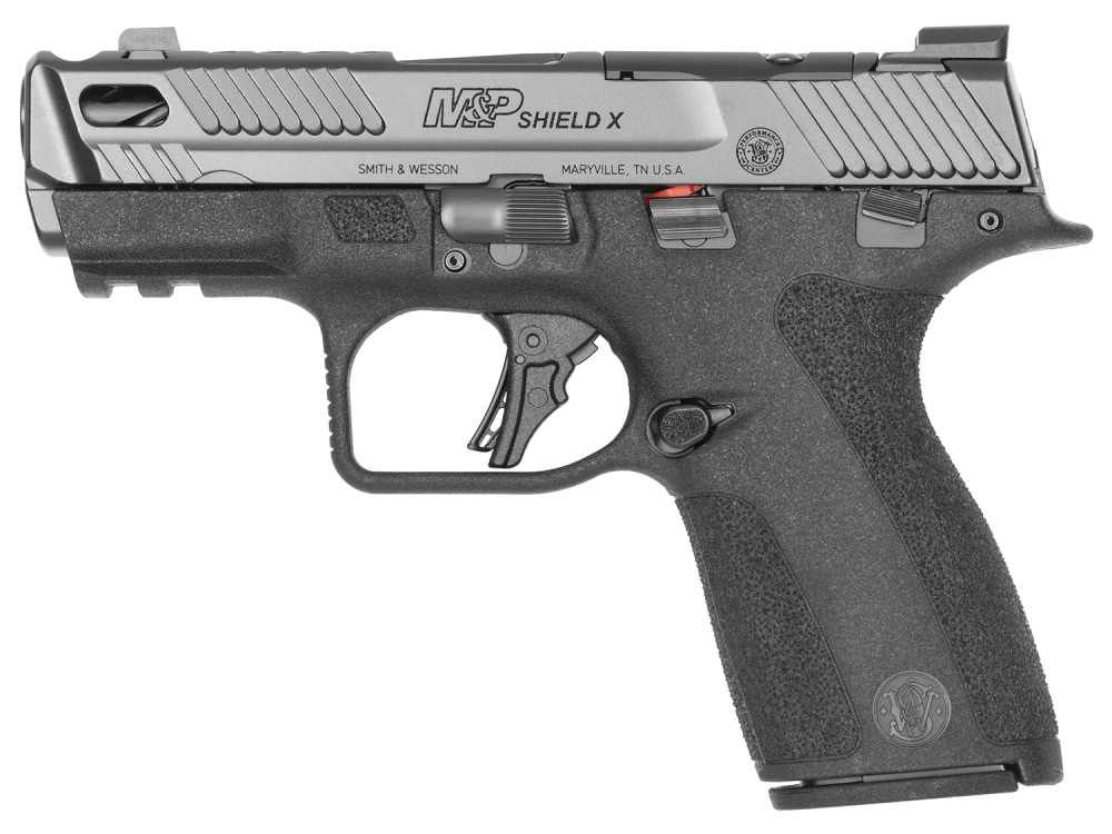 S&W M&P SHIELD X PC OR 14270 9mm 15+1 TS NS BLACK PISTOL, NIB, 2-MAGS-img-1