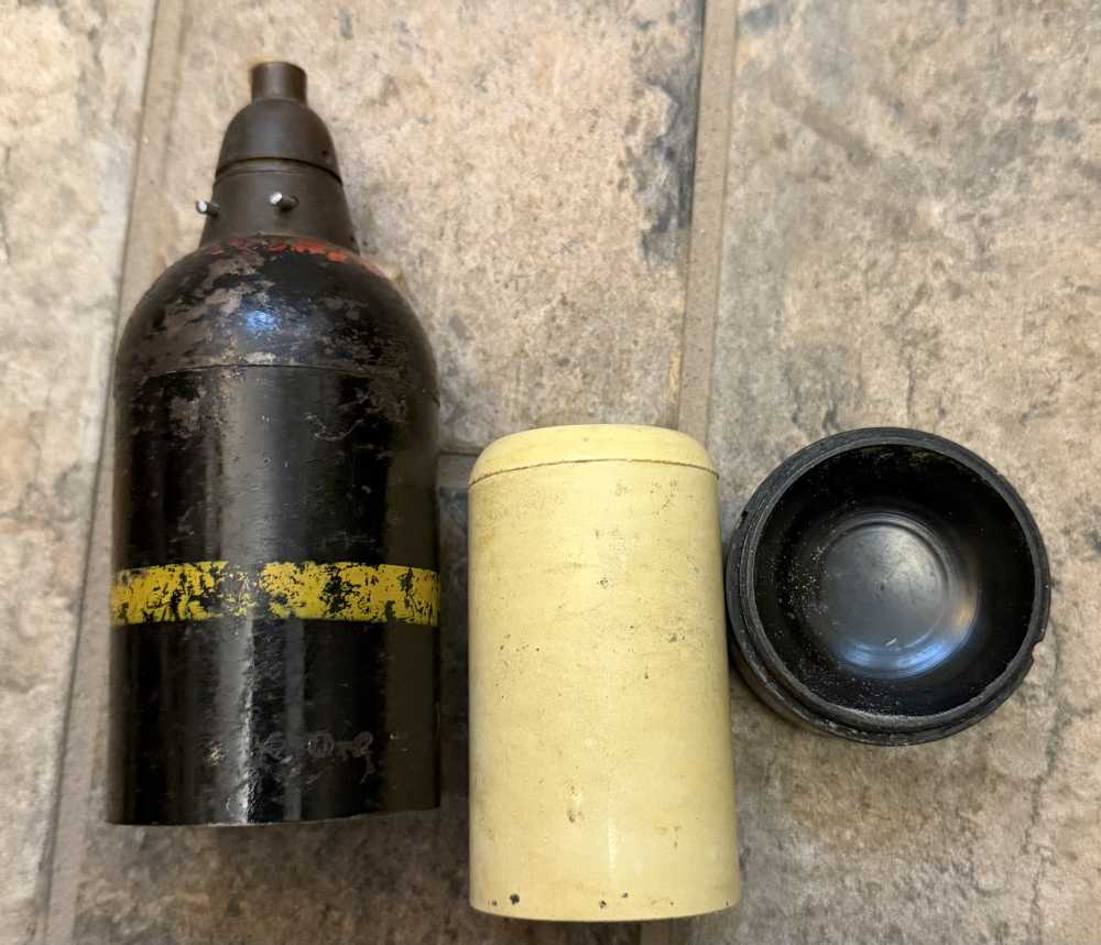 Nice original Japanese knee mortar HE type 89 ww2-img-4
