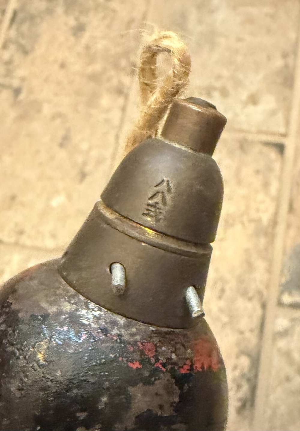 Nice original Japanese knee mortar HE type 89 ww2-img-2