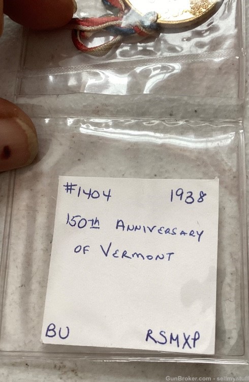 1938 ST Albans VT , Vermont 150th Anniversary Medal, Coin -img-1