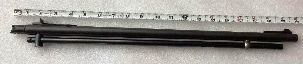 SAVAGE 6DL-M 22LR BARREL ASSEMBLY W/FRONT & REAR SIGHTS, OUTER TUBE -img-4