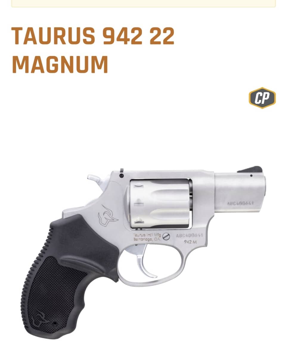 NIB Taurus 942 22MAG SS/SS 2" 8RD 2-942M029 In Stock-img-0