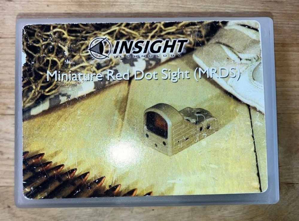 Insight Technology MRDS Mini Red Dot Sight NIB 7.0 MOA and Lens Pen-img-0