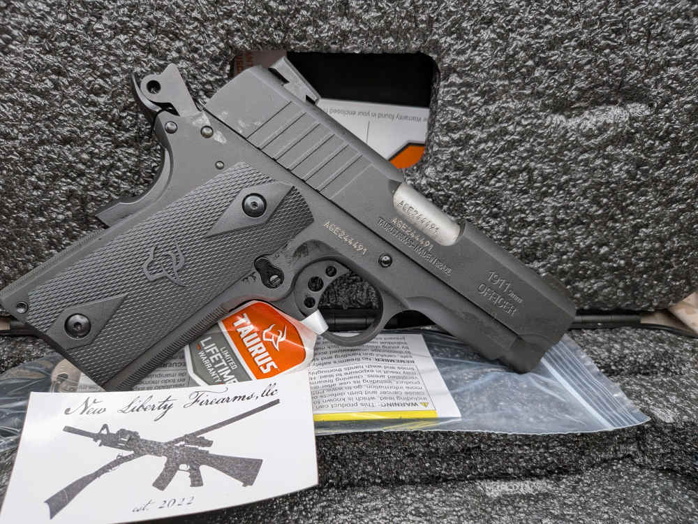 Taurus 1911 Officer 9MM NEW-img-0