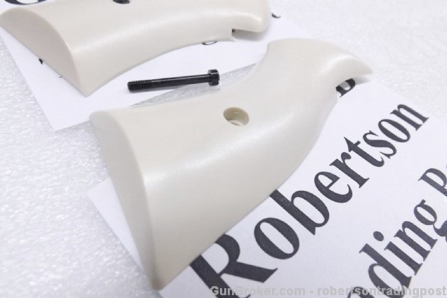 S&W N Square Revolvers 25 28 29 629 Gray Ivory Ajax 19L type Magna grips -img-3