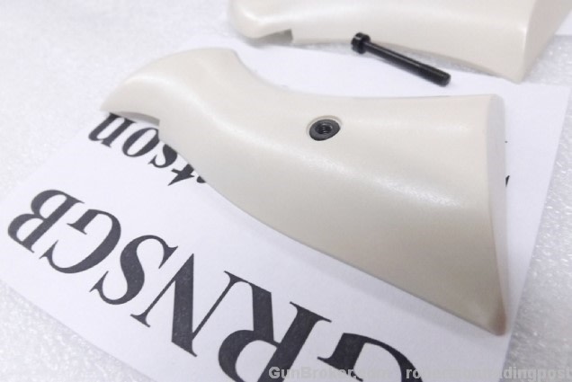 S&W N Square Revolvers 25 28 29 629 Gray Ivory Ajax 19L type Magna grips -img-2