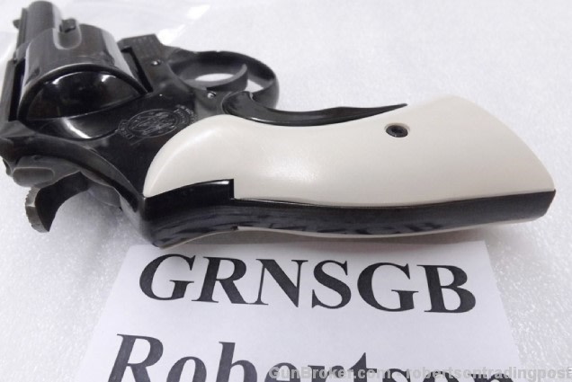 S&W N Square Revolvers 25 28 29 629 Gray Ivory Ajax 19L type Magna grips -img-7
