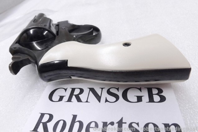 Gray Ivory Grips S&W N Square Revolvers 25 28 29 629 Ajax 19L Copy Magnas-img-10