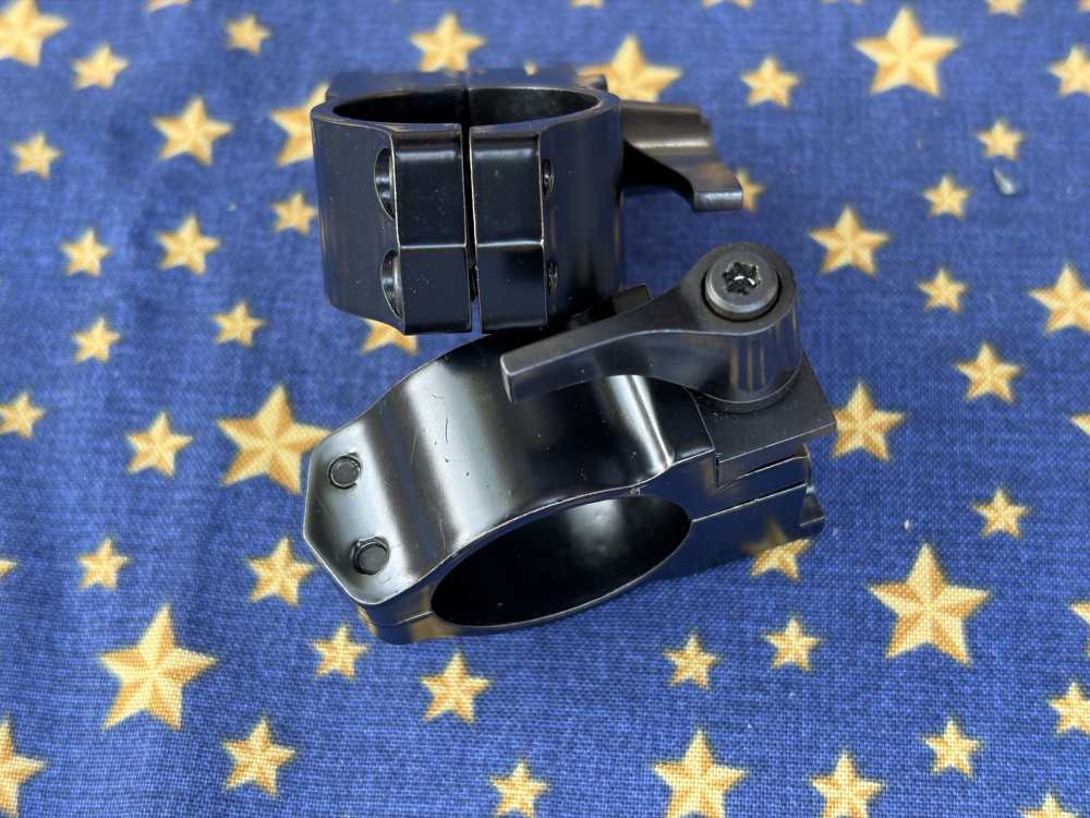 Talley Quick Detachable 1" Scope Rings-STEEL Medium-img-0
