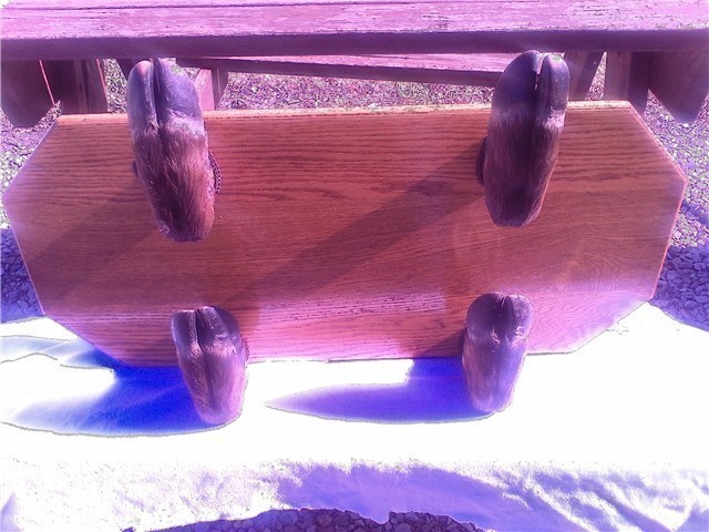 Elk leg double gun rack-img-0