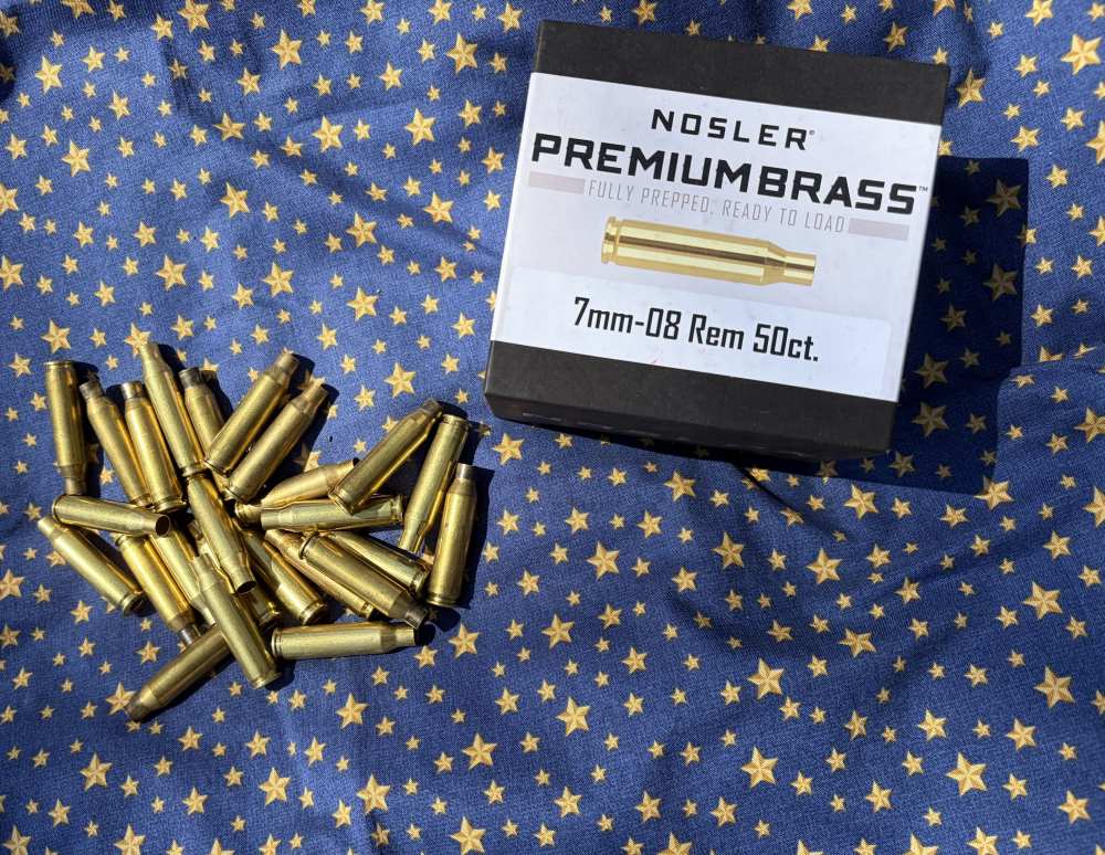 Nosler 7mm-08 Brass Box 50, PLUS mixed Unfired and Fired brass-img-0