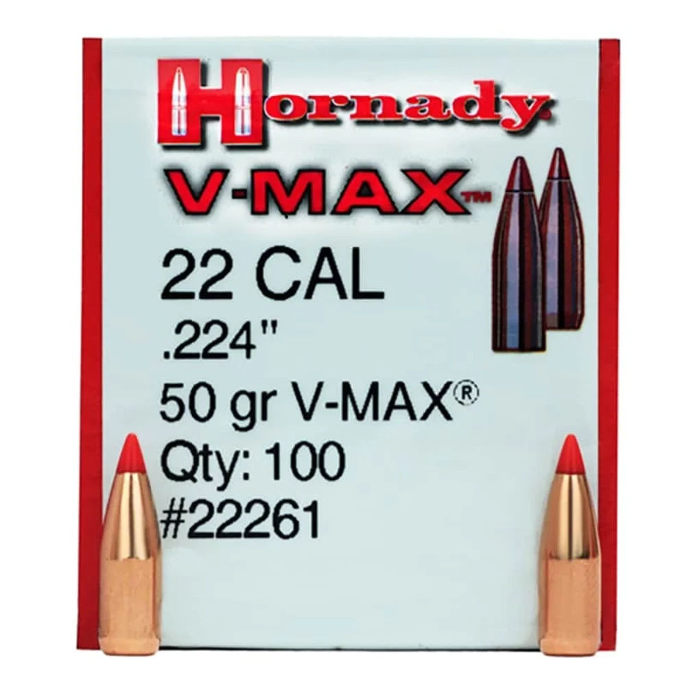 Hornady 22 Cal. 50gr. V-MAX 100 count-img-0