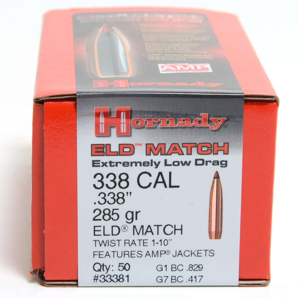 Hornady 338 Cal. 285 gr. ELD Match 50 count-img-0