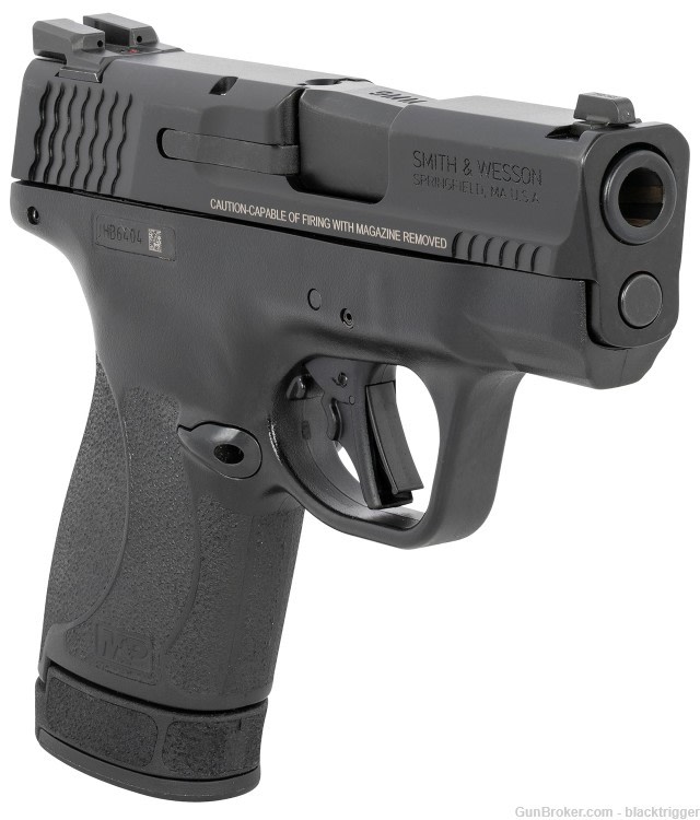 S&W 13250 M&P Shield Plus Micro-Compact 9mm 10+1/13+1 3.10" Black No Safety-img-2
