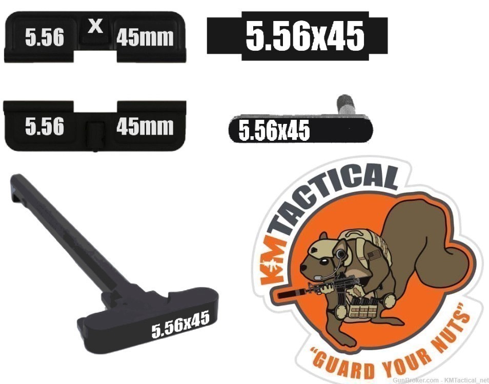 AR-15 Custom Engraved 5.56x45 Combo Set lower Upper Engraved Parts-img-0