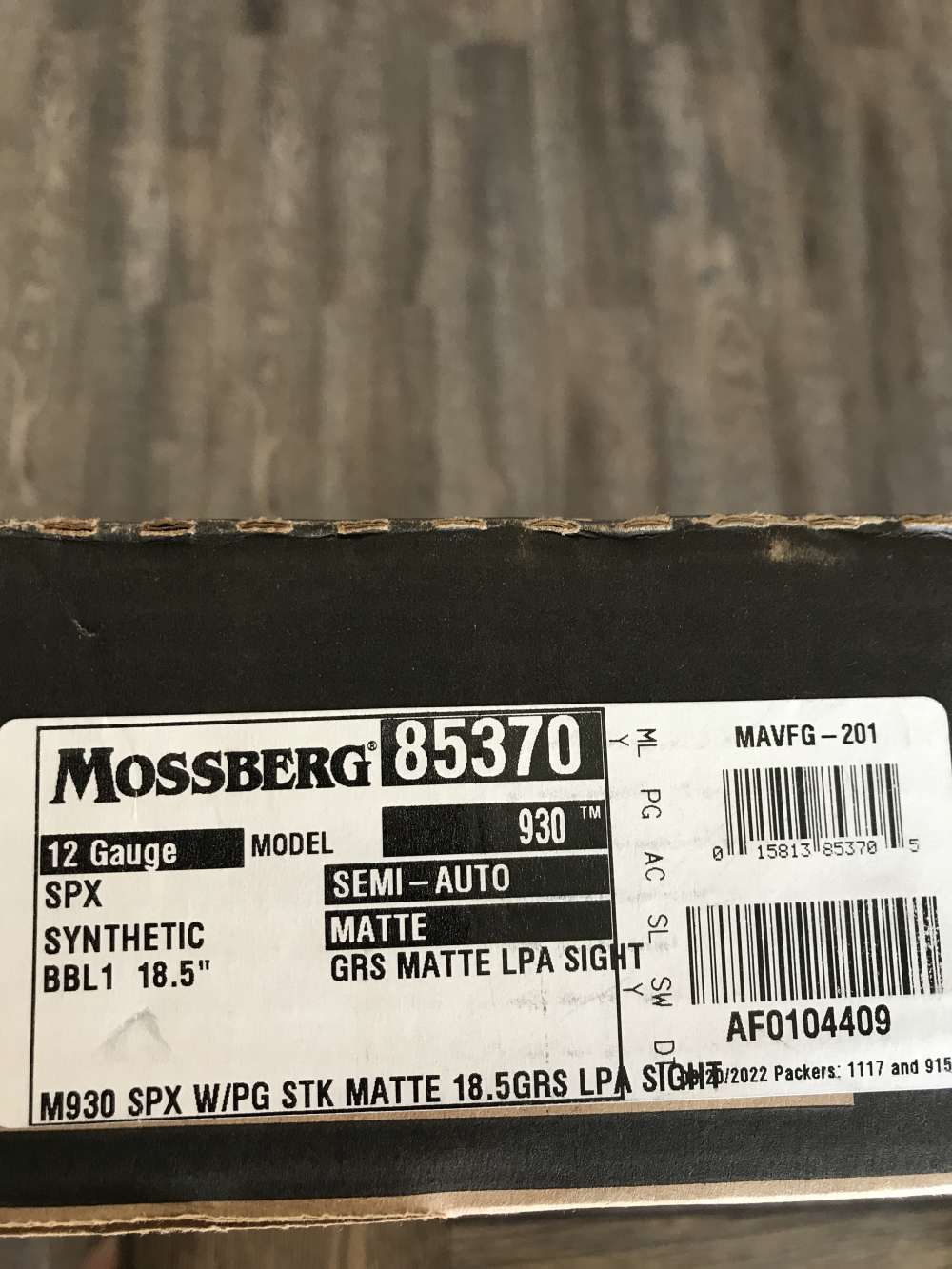 MOSSBERG 930 SPX 12 GAUGE 18.5” 85370 NEW IN BOX!-img-2