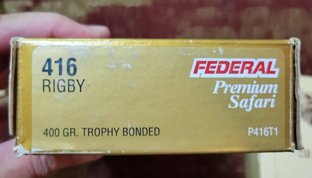 42 rds .416 Rigby 400gr Trophy Bonded Federal Premium Safari Harald Wolf-img-1