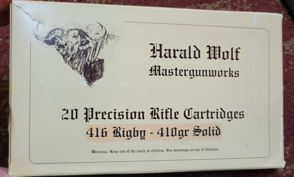42 rds .416 Rigby 400gr Trophy Bonded Federal Premium Safari Harald Wolf-img-2
