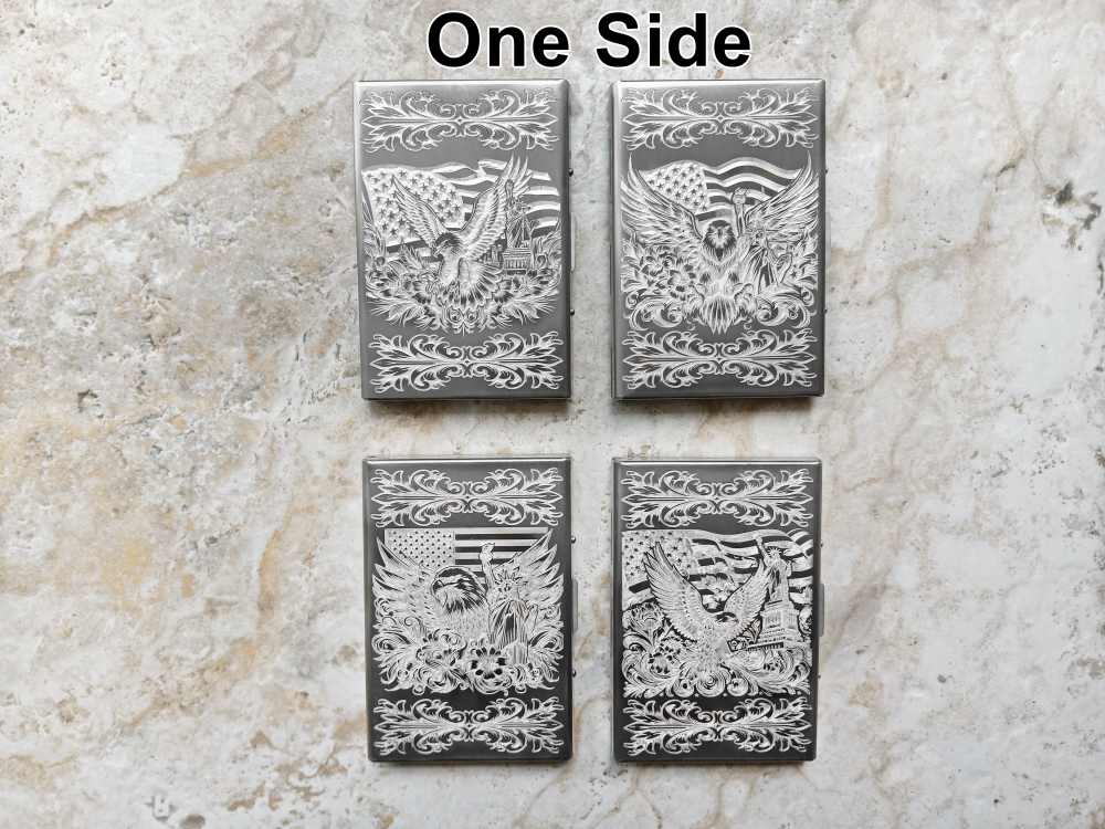 Card Holder Wallet RFID US Independence Freedom Liberty St Steel Case CL2-img-4