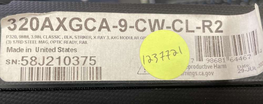 Sig Sauer P320 AXG Classic Custom Works 9mm 3.9" P-320 +2 MAGS & ORIG CASE-img-15