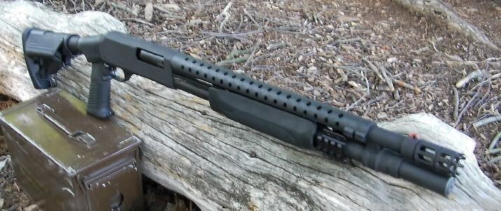 MOSSBERG 590 A1 Heat Shield Tactical Shotgun A1 12 Gauge CUSTOM ROUGH MOD-img-9