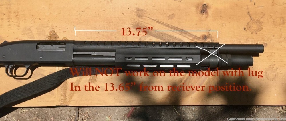 MOSSBERG 590 A1 Heat Shield Tactical Shotgun A1 12 Gauge CUSTOM ROUGH MOD-img-1