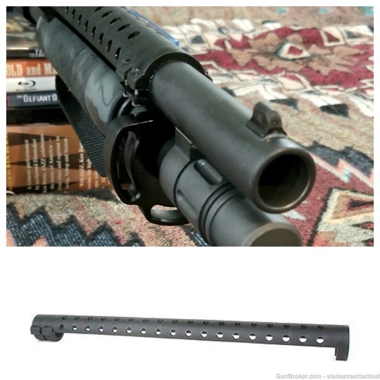 MOSSBERG 590 A1 Heat Shield Tactical Shotgun A1 12 Gauge CUSTOM ROUGH MOD-img-0