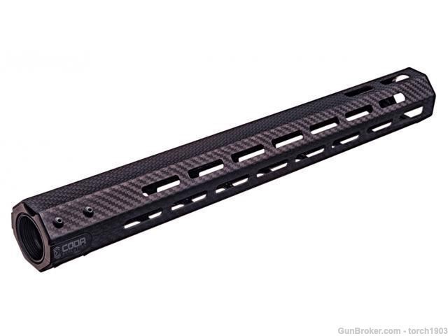 CODA Lightning Carbon Fiber Handguard 15" AR15 Rail black-img-0